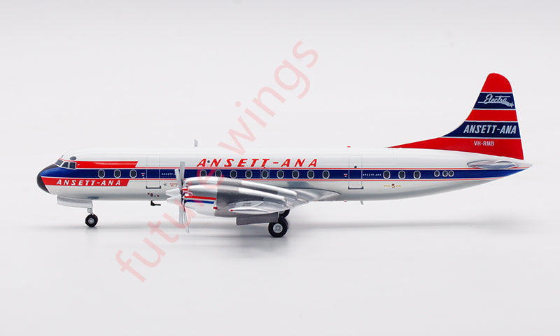 1:200 InFlight200 Ansett Lockheed L-188 VH-RMB Aircraft Model With Stand
