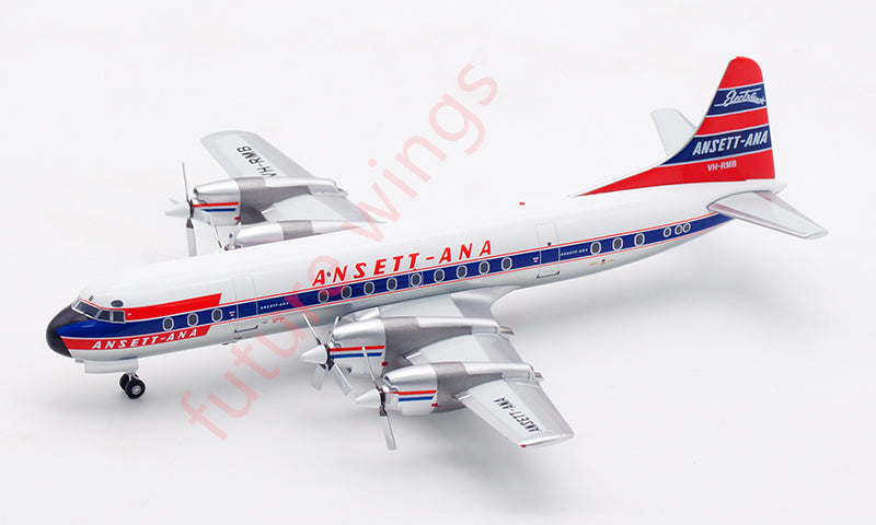 1:200 InFlight200 Ansett Lockheed L-188 VH-RMB Aircraft Model With Stand