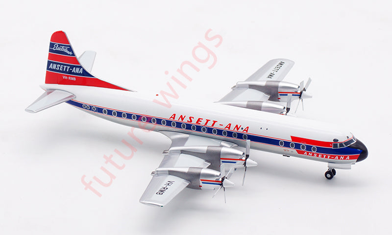 1:200 InFlight200 Ansett Lockheed L-188 VH-RMB Aircraft Model With Stand