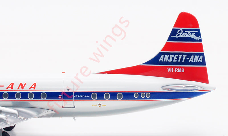 1:200 InFlight200 Ansett Lockheed L-188 VH-RMB Aircraft Model With Stand
