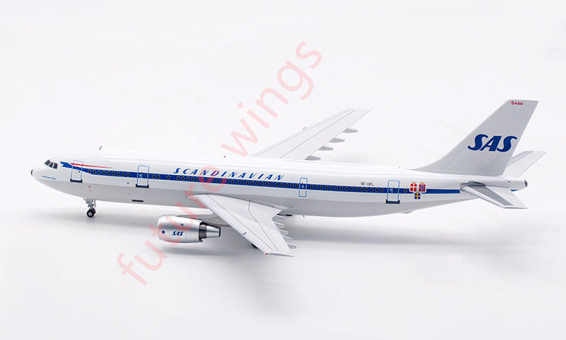 1:200 InFlight200 SAS Airbus A300 SE-DFL Diecast Aircraft Model With Stand