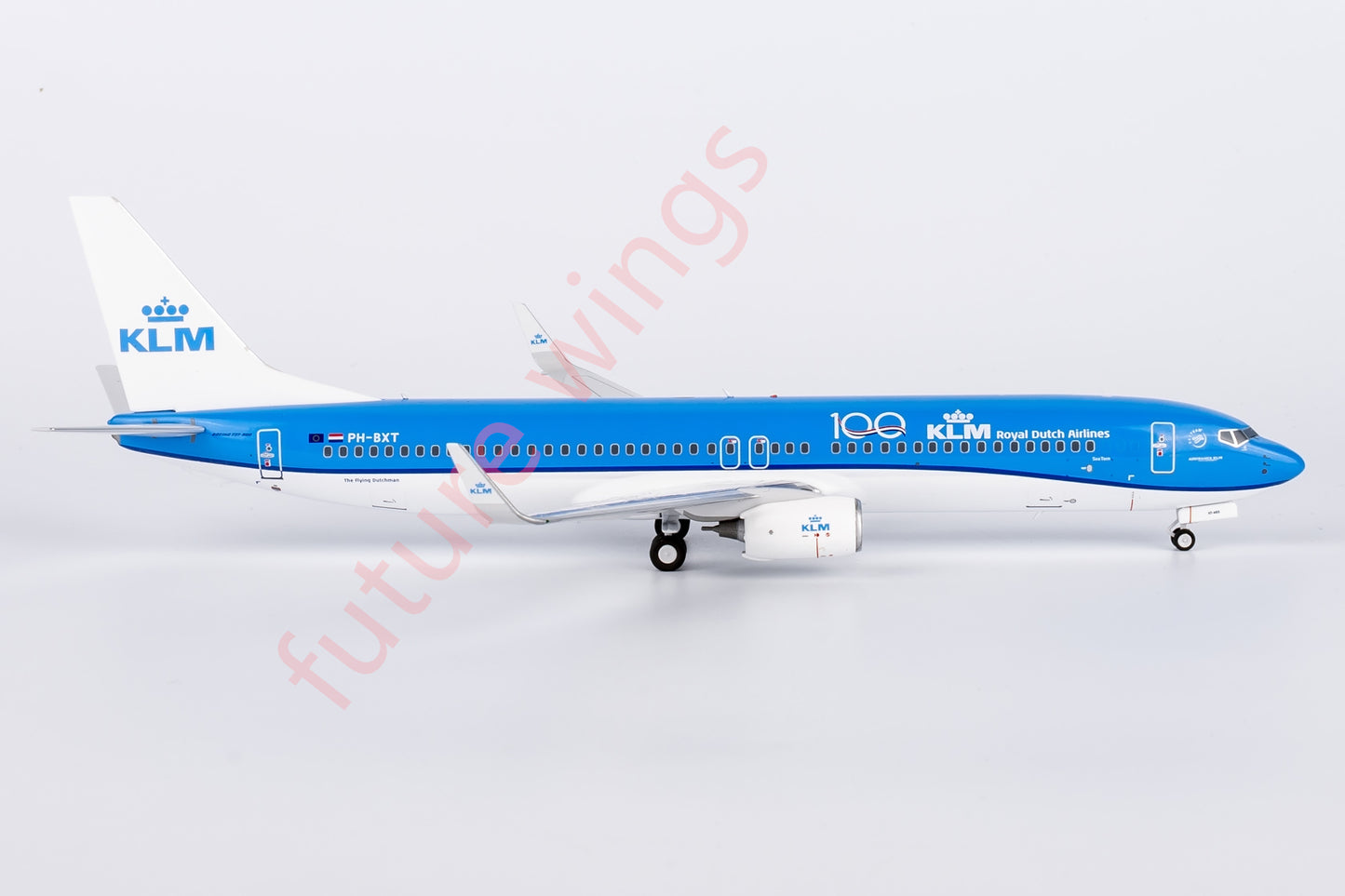 1:200 NG Models NG09007 KLM B737-900 PH-BXT “100Years” Aircraft Model With Stand
