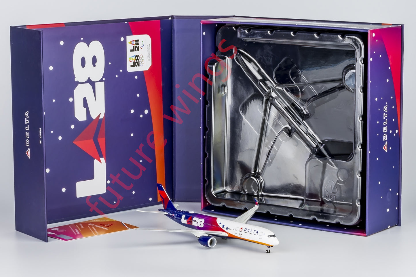 1:400 NG Models NG39071 Delta Airlines A350-900 N522DZ "LA2028" "luxury package"Aircraft Model+Free Tractor