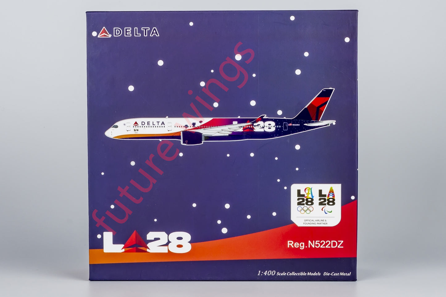 1:400 NG Models NG39071 Delta Airlines A350-900 N522DZ "LA2028" "luxury package"Aircraft Model+Free Tractor