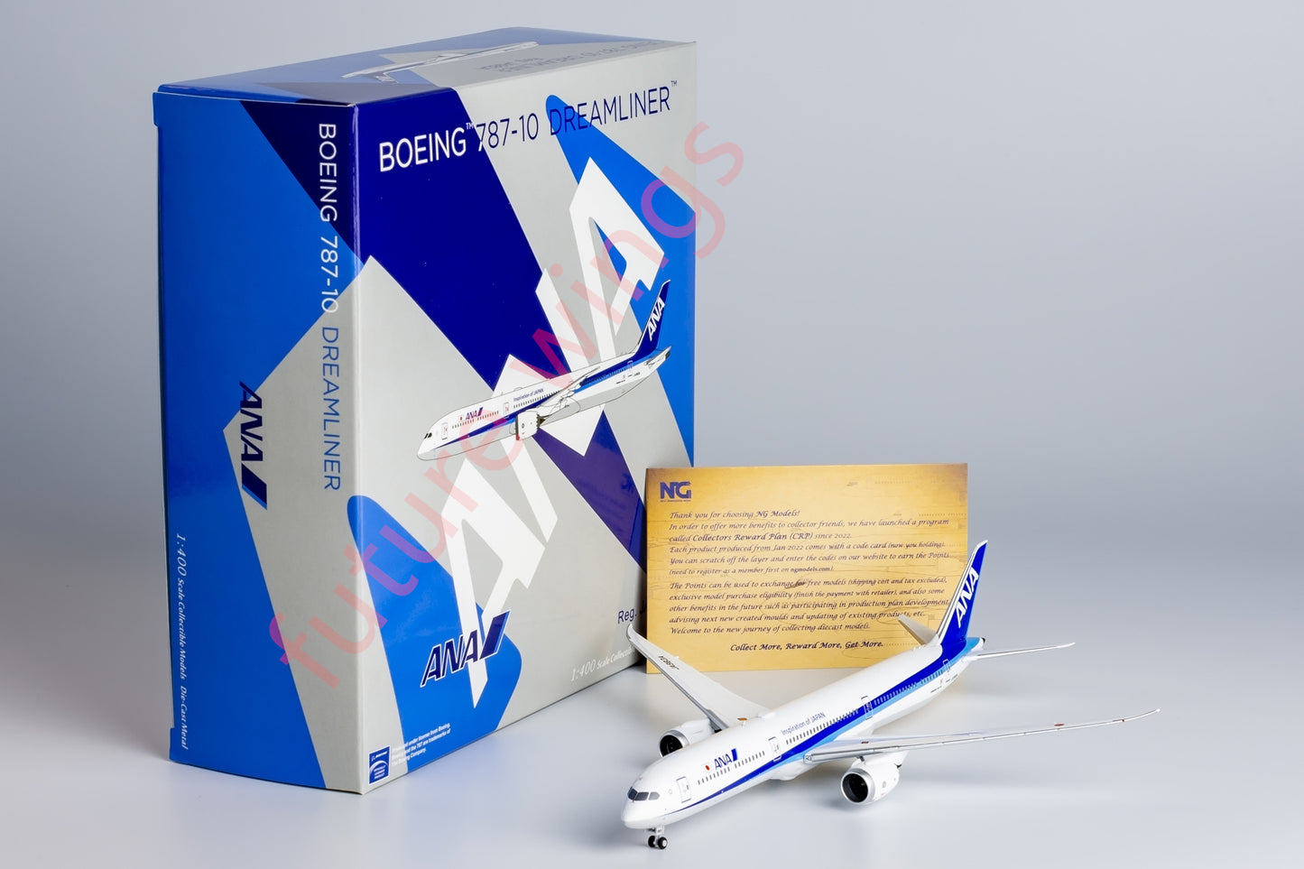 1:400 NG Models NG56030 ANA B787-10 JA983A Aircraft Model+Free Tractor