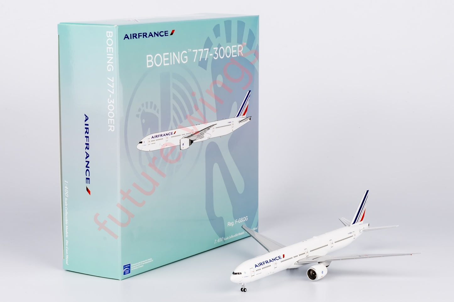 1:400 NG Models NG73055 Air France B777-300ER F-GSQG Aircraft Model+Free Tractor