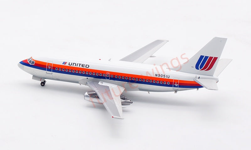 1:200 InFlight200 United Airlines B737-200 N9051U Aircraft Model With Stand