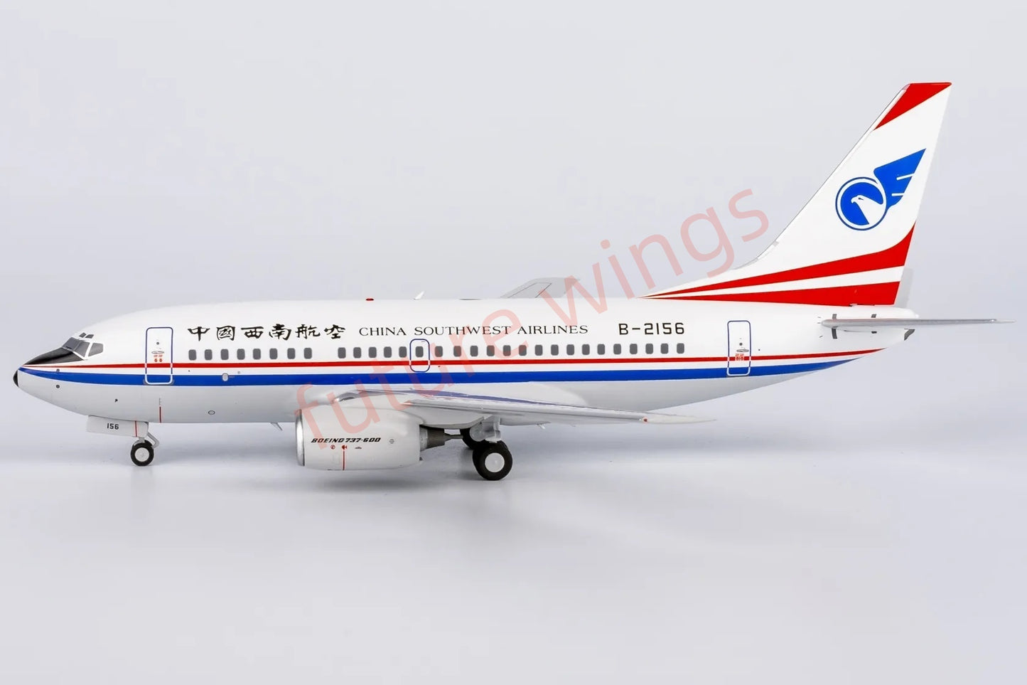 1:200 NG Models NG06012 China Southwest Airlines B737-600 B-2156 Aircraft Model With Stand