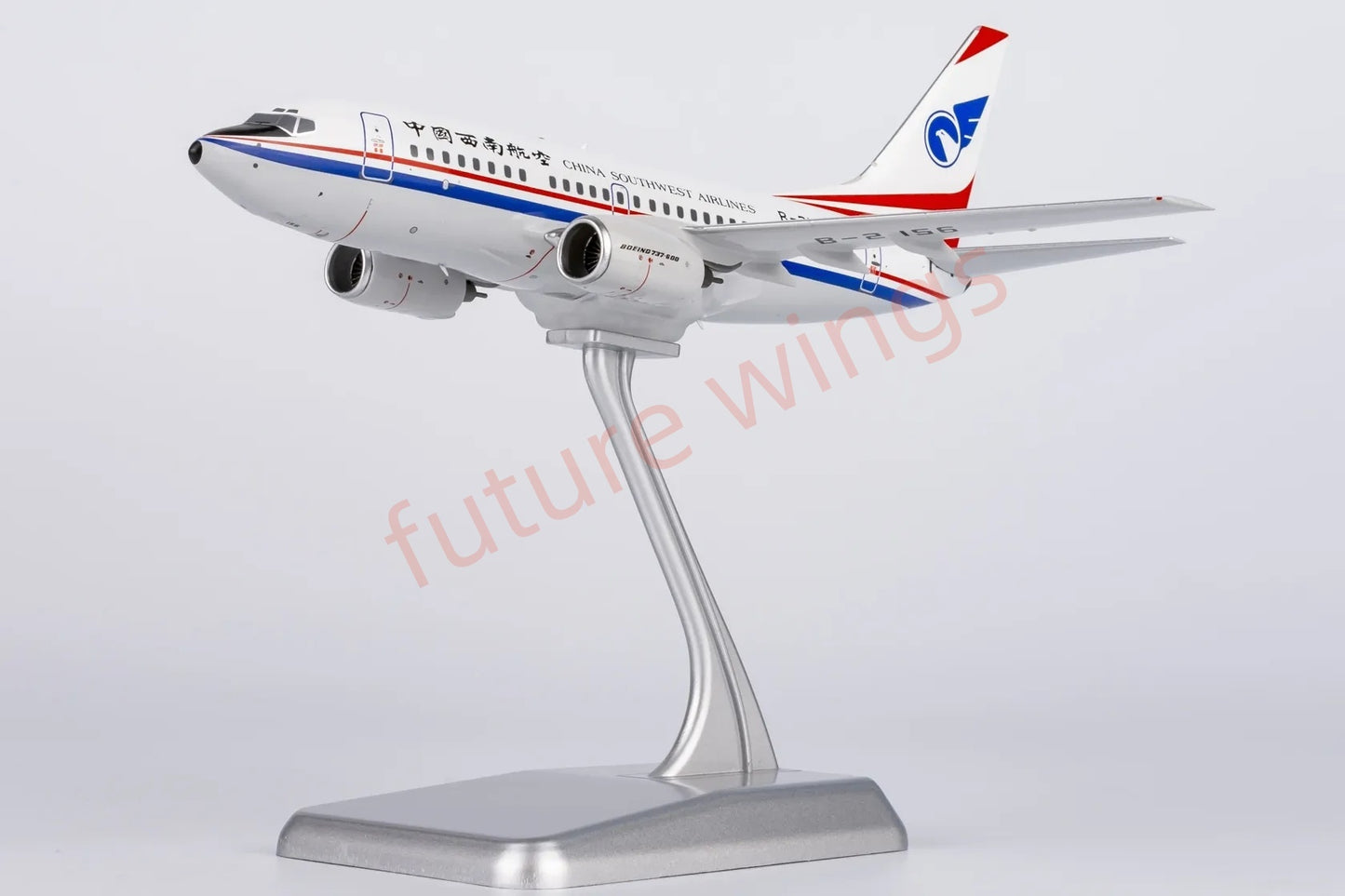 1:200 NG Models NG06012 China Southwest Airlines B737-600 B-2156 Aircraft Model With Stand