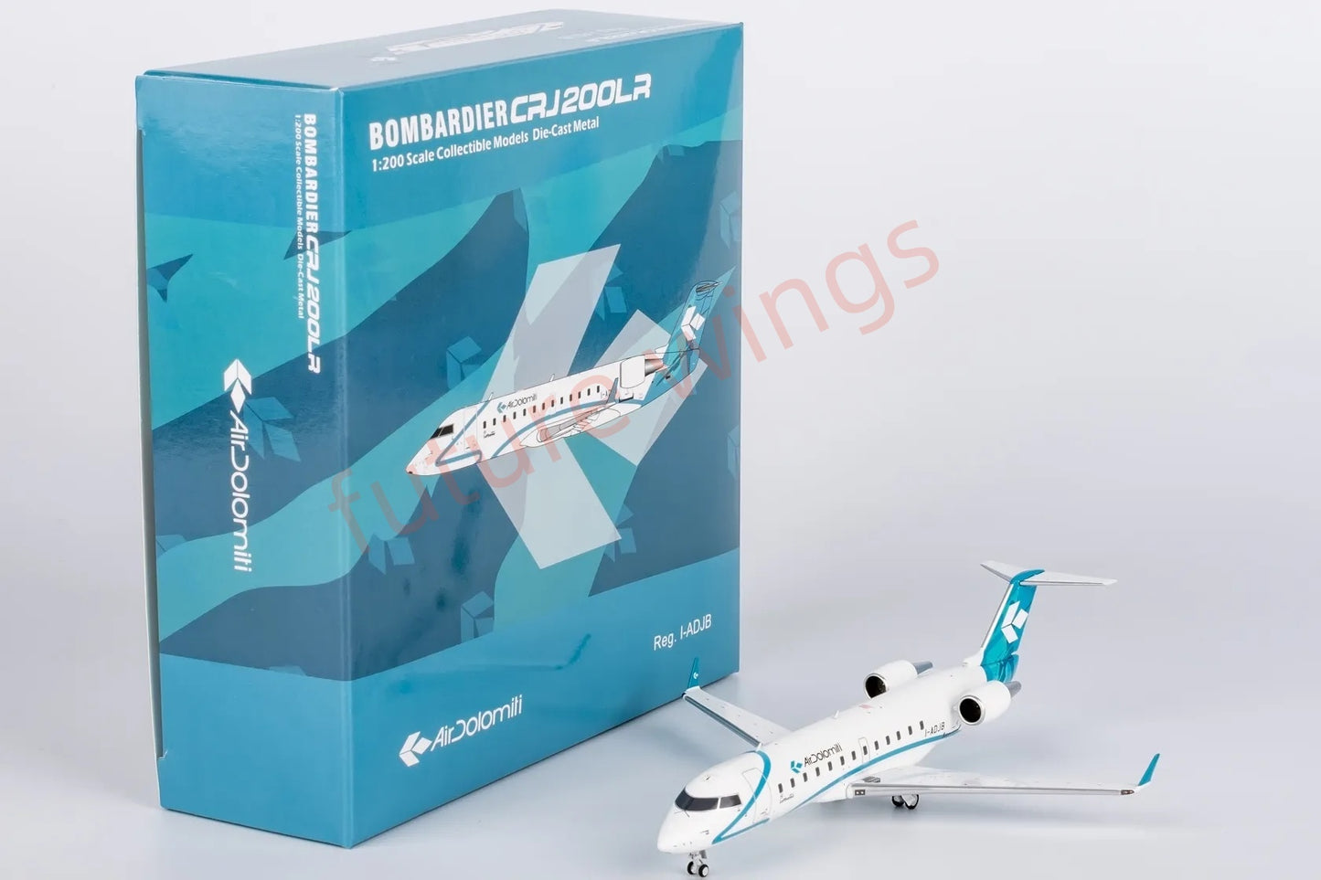 1:200 NG Model NG52090 Air Dolomiti Bombardier CRJ-200LR I-ADJB Aircraft Model