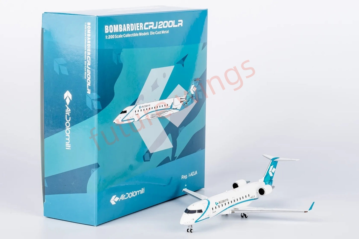 1:200 NG Model NG52089 Air Dolomiti Bombardier CRJ-200LR I-ADJA Aircraft Model