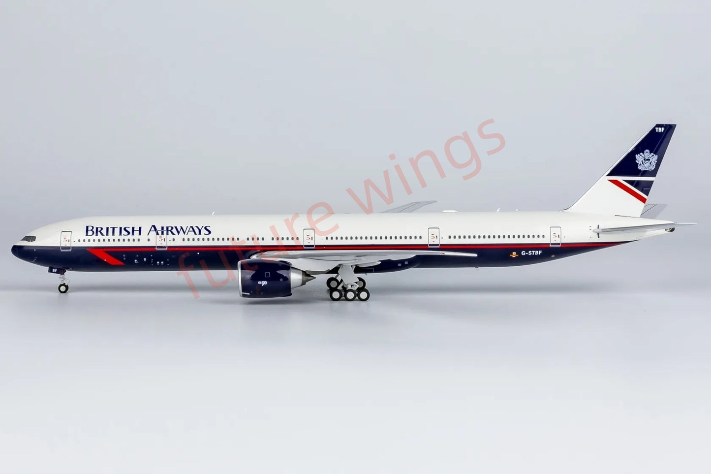 1:400 NG Models NG73039 British Airways B777-300ER G-STBF Aircraft Model+Free Tractor