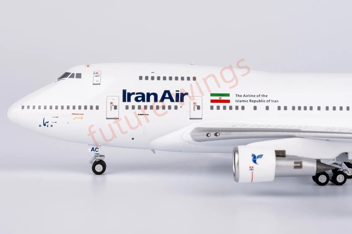 1:400 NG Models NG07041 Iran Air B747SP EP-IAC Aircraft Model+Free Tractor