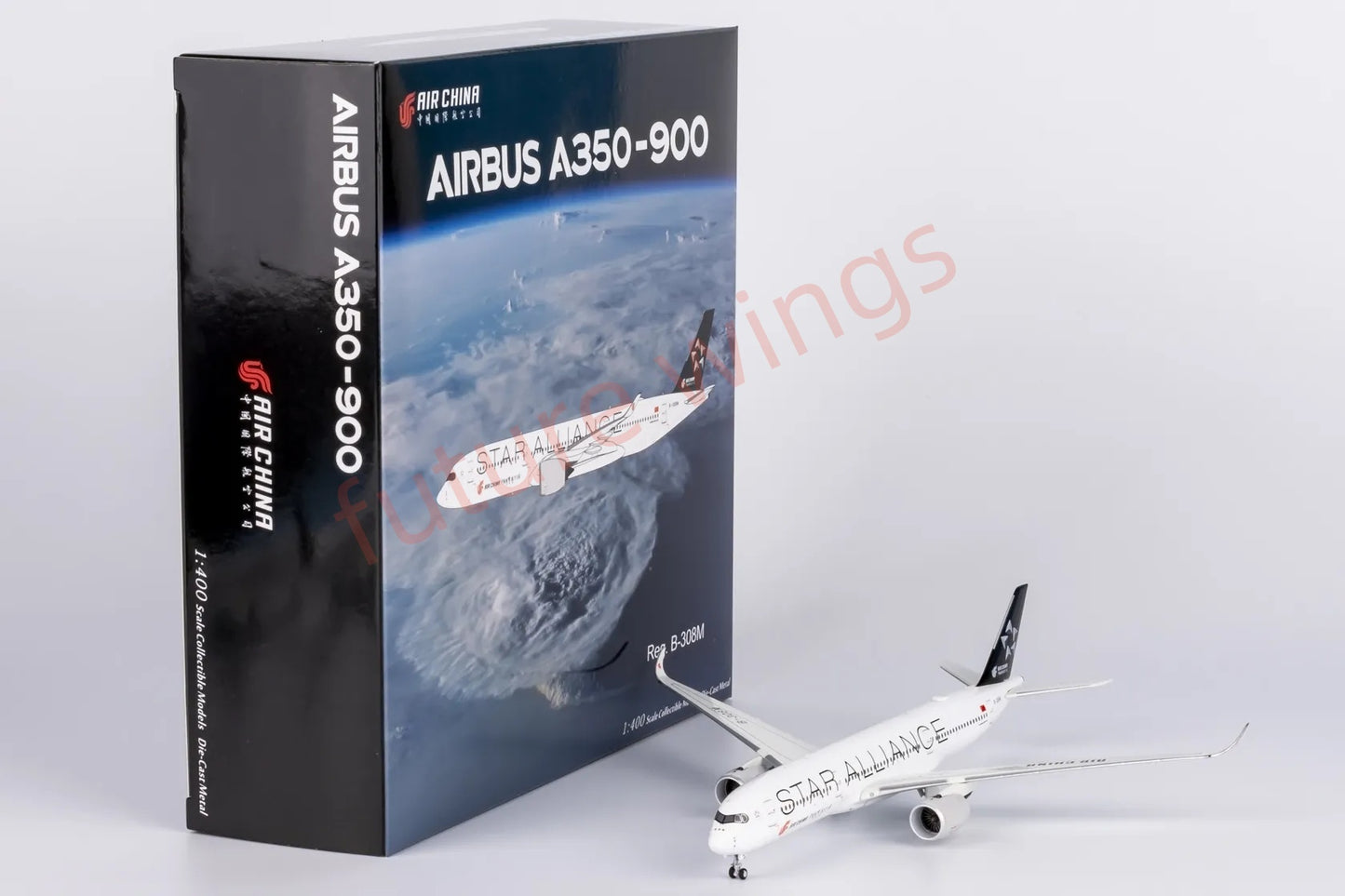1:400 NG Models NG39087 Air China A350-900 B-308M "Star Alliance"Aircraft Model+Free Tractor