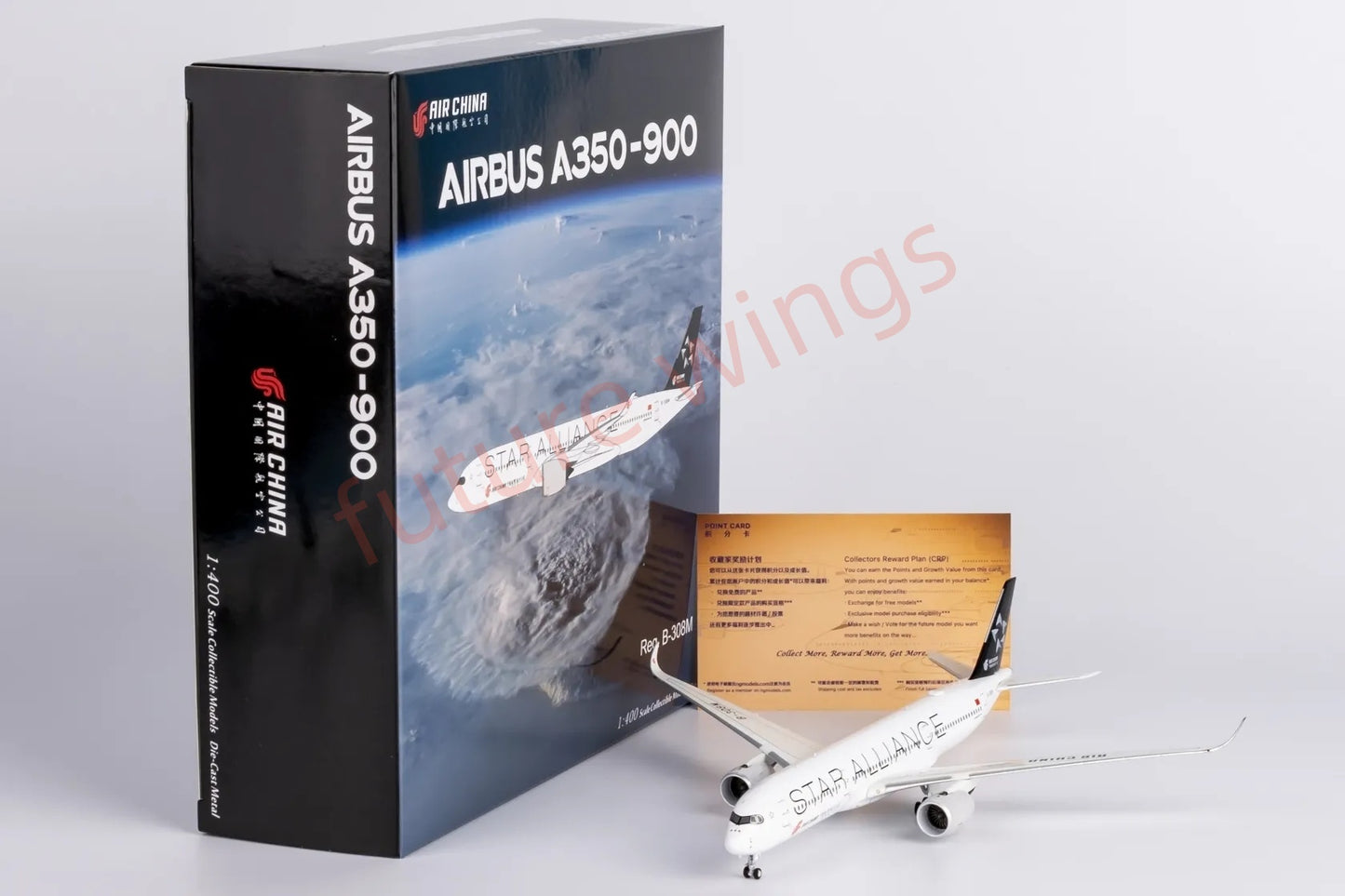 1:400 NG Models NG39087 Air China A350-900 B-308M "Star Alliance"Aircraft Model+Free Tractor