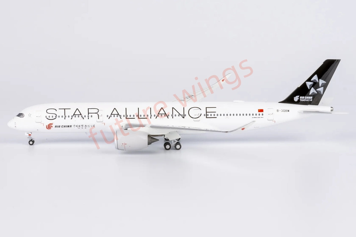 1:400 NG Models NG39087 Air China A350-900 B-308M "Star Alliance"Aircraft Model+Free Tractor