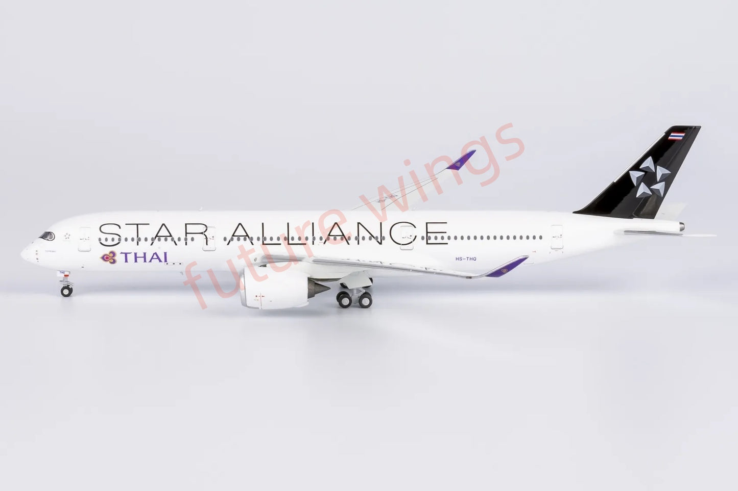 1:400 NG Models NG39085 Thai Airways A350-900 HS-THQ "Star Alliance" Aircraft Model+Free Tractor