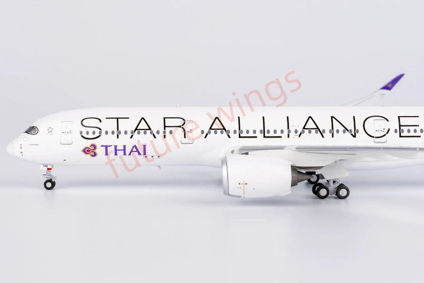 1:400 NG Models NG39085 Thai Airways A350-900 HS-THQ "Star Alliance" Aircraft Model+Free Tractor