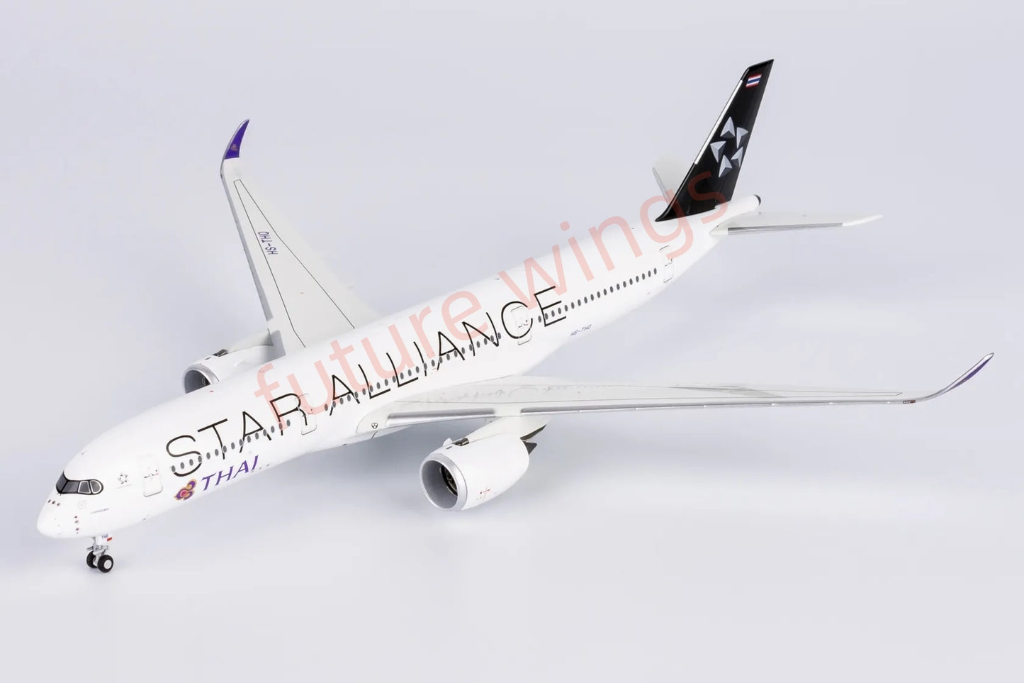1:400 NG Models NG39085 Thai Airways A350-900 HS-THQ "Star Alliance" Aircraft Model+Free Tractor