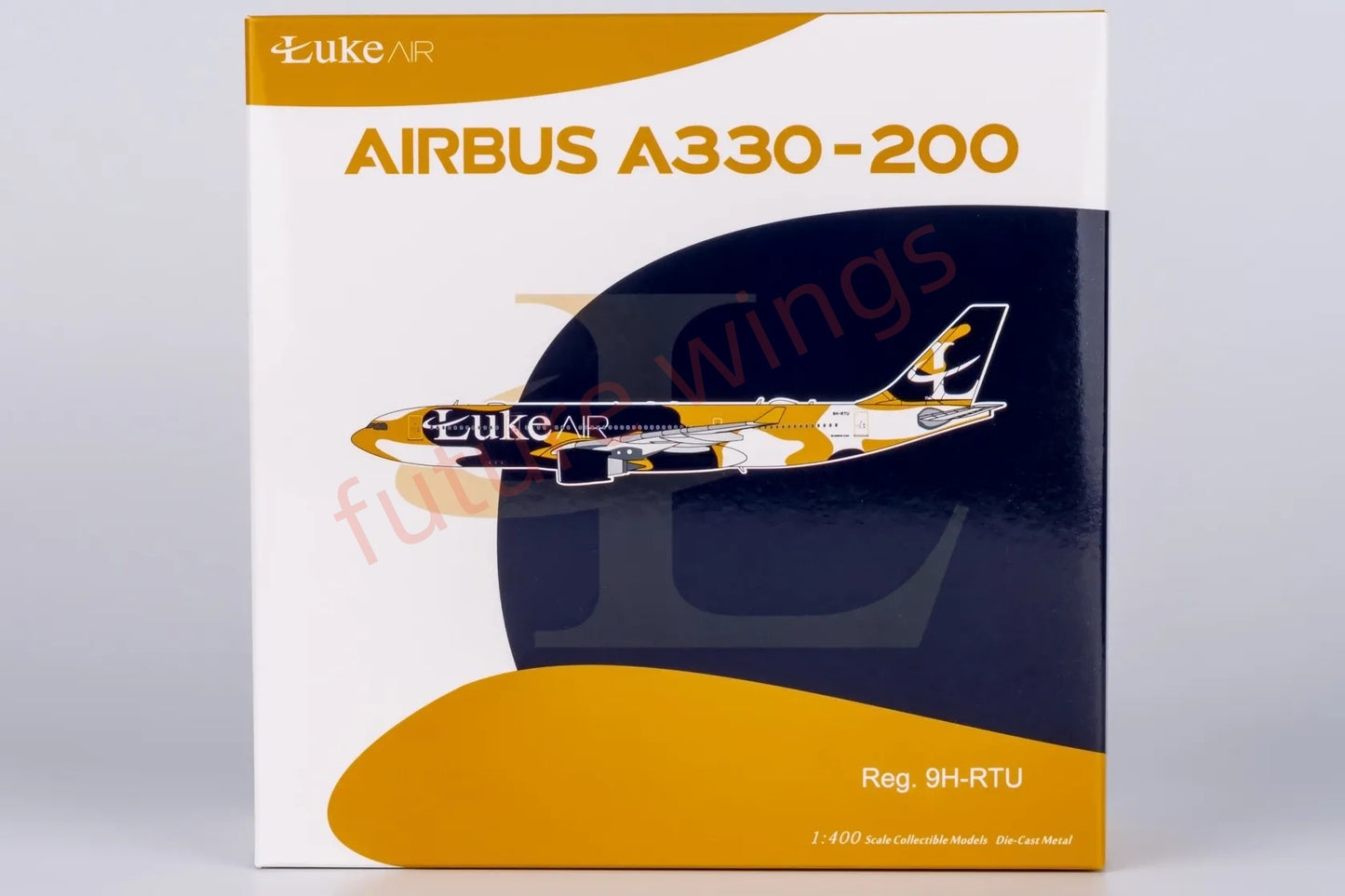 1:400 NG Models NG61097 Luke Air A330-200 9H-RTU Aircraft Model+Free Tractor
