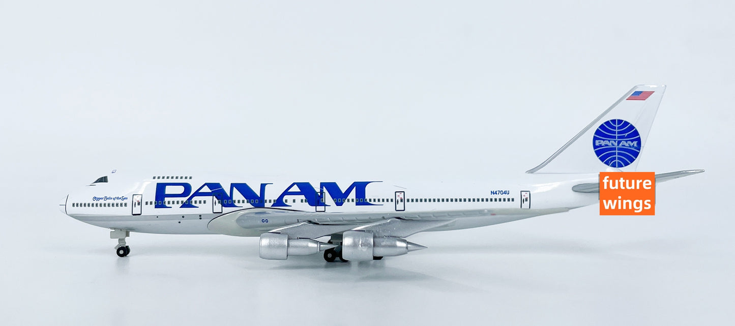 1:400 Radscale Models Pan AM B747-100 N4704U Aircraft Model+Free Tractor
