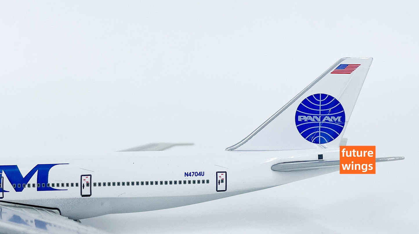 1:400 Radscale Models Pan AM B747-100 N4704U Aircraft Model+Free Tractor