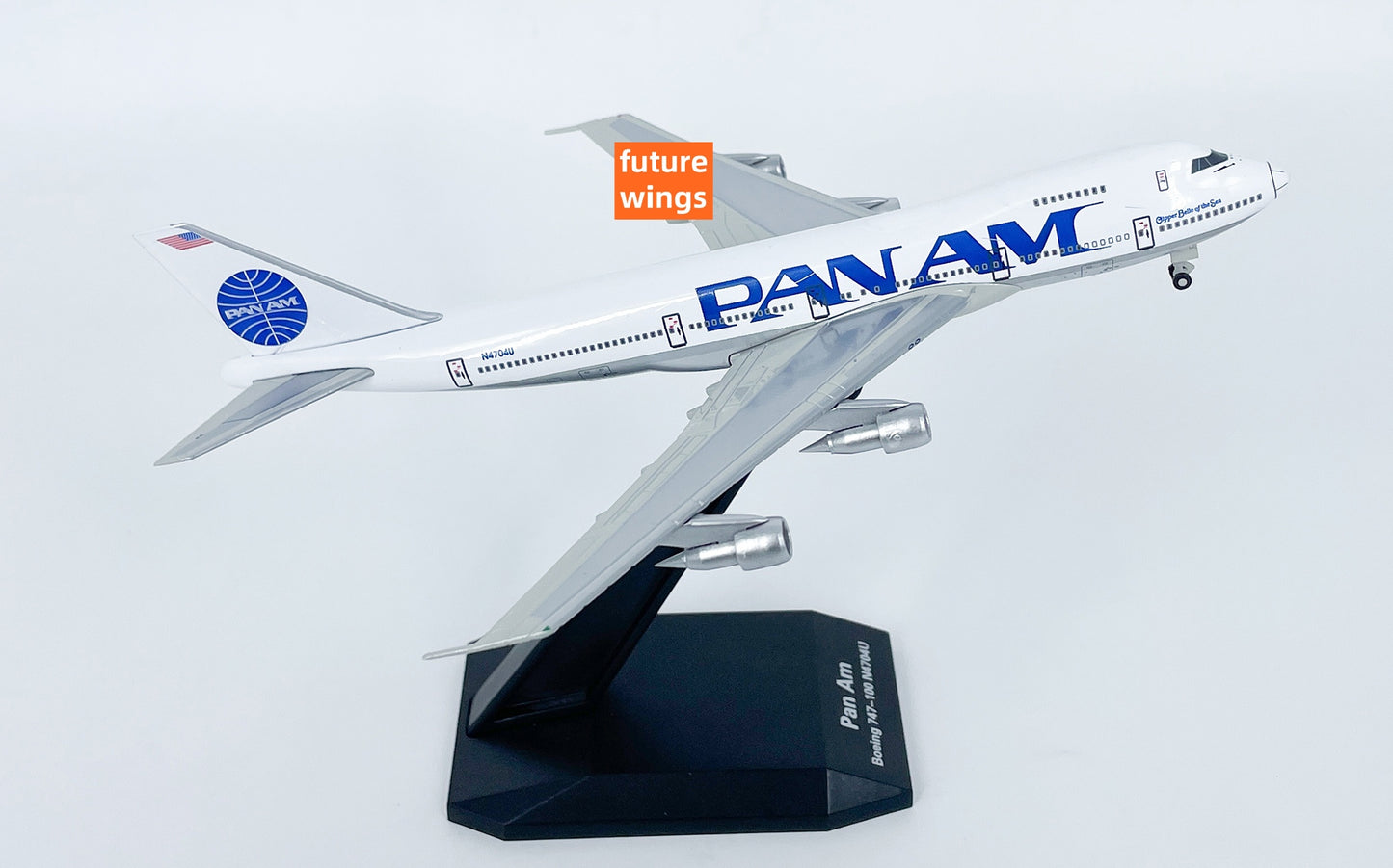 1:400 Radscale Models Pan AM B747-100 N4704U Aircraft Model+Free Tractor
