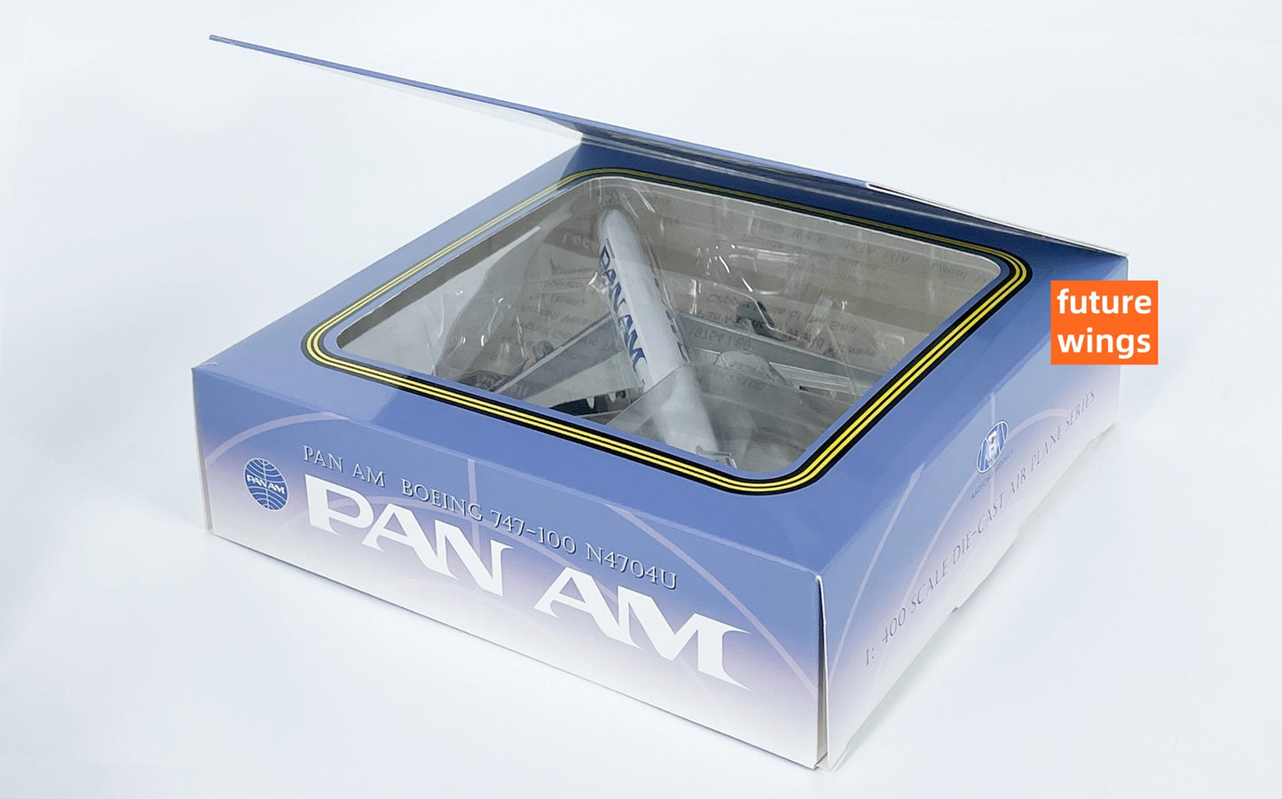 1:400 Radscale Models Pan AM B747-100 N4704U Aircraft Model+Free Tractor