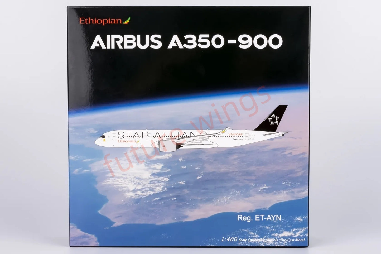 1:400 NG Models NG39088 Ethiopian Airlines A350-900 ET-AYN "Star Alliance" Diecast Aircraft Model+Free Tractor