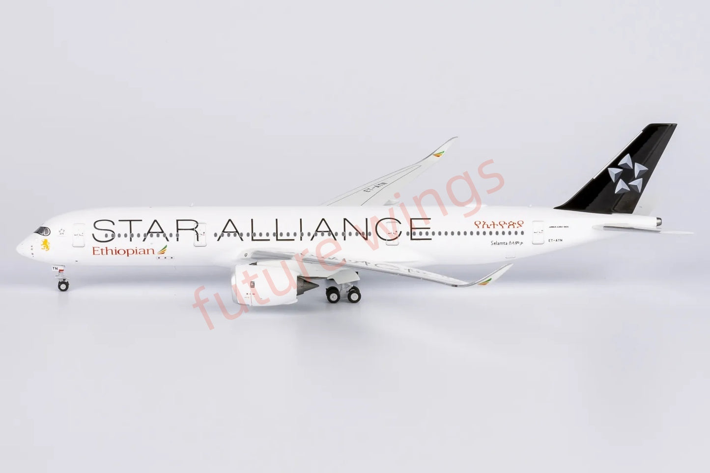 1:400 NG Models NG39088 Ethiopian Airlines A350-900 ET-AYN "Star Alliance" Diecast Aircraft Model+Free Tractor