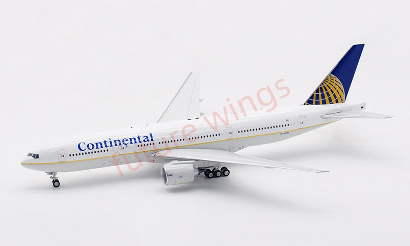 1:200 InFlight200 Continental Airlines B777-200 N78001 Diecast Aircraft Model