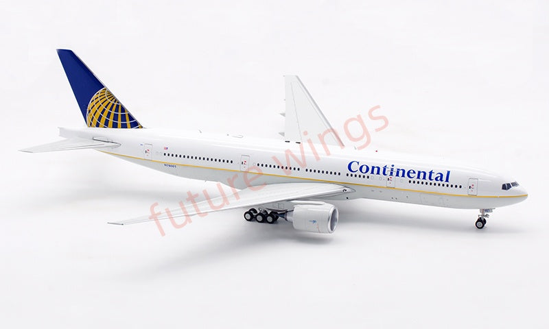 1:200 InFlight200 Continental Airlines B777-200 N78001 Diecast Aircraft Model