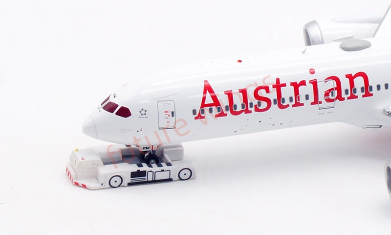 1:400 Aviation400 Austrian Airlines B787-9 OE-LPM Aircraft Model Free Tractor+Stand