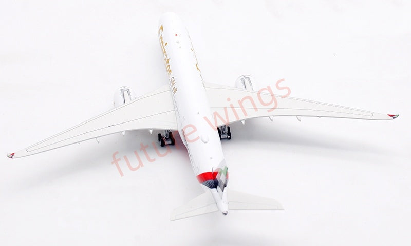 1:400 Aviation400 Emirates Airways A350-900 A6-EXA Free Tractor+Stand