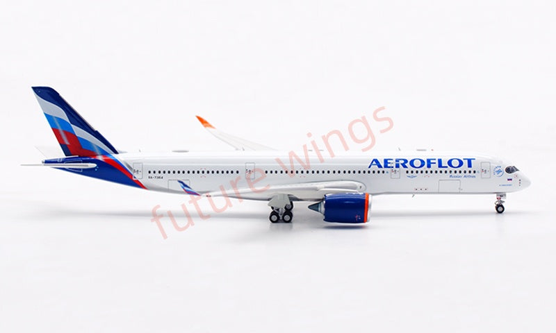 1:400 Aviation400 Aeroflot Airlines A350-900 RA-73154 Aircraft Model Free Tractor+Stand