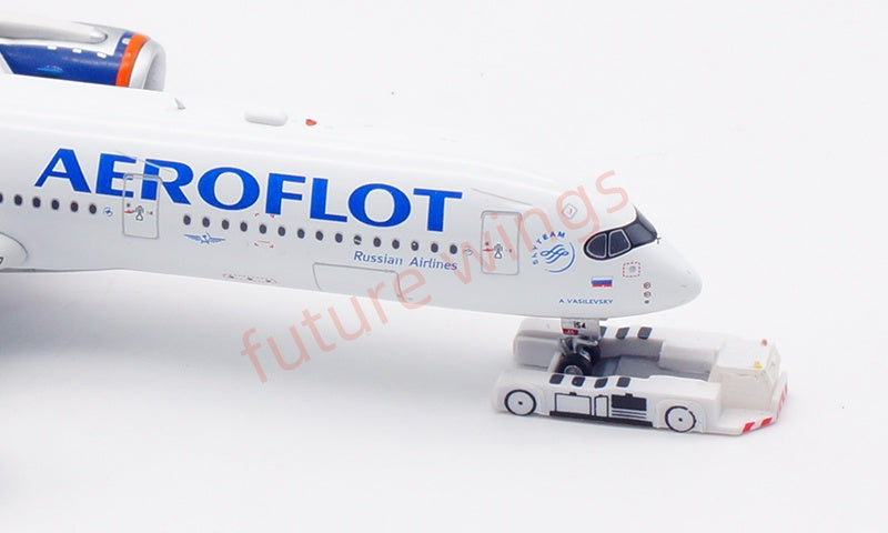 1:400 Aviation400 Aeroflot Airlines A350-900 RA-73154 Aircraft Model Free Tractor+Stand
