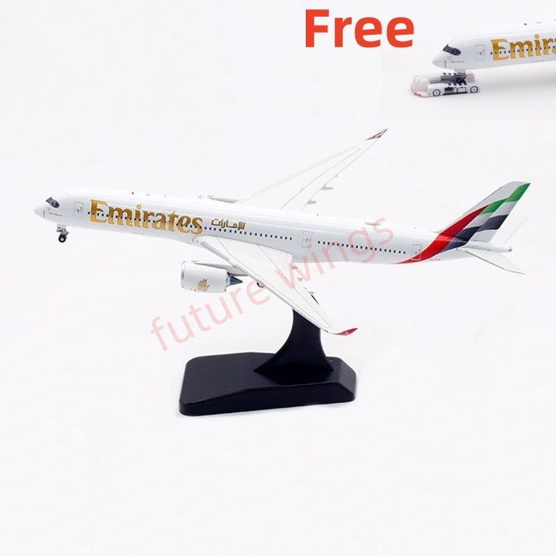 1:400 Aviation400 Emirates Airways A350-900 A6-EXB Free Tractor+Stand
