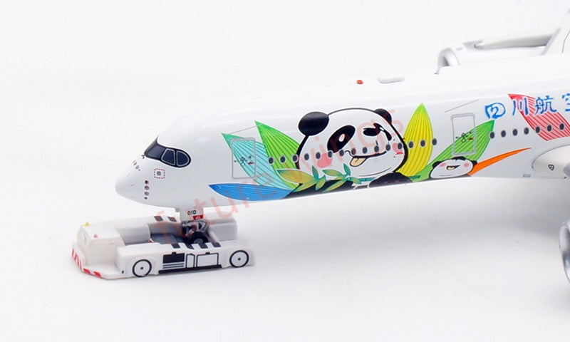 1:400 Aviation400 SiChuan Airlines A350-900 B-301D Aircraft Model Free Tractor+Stand