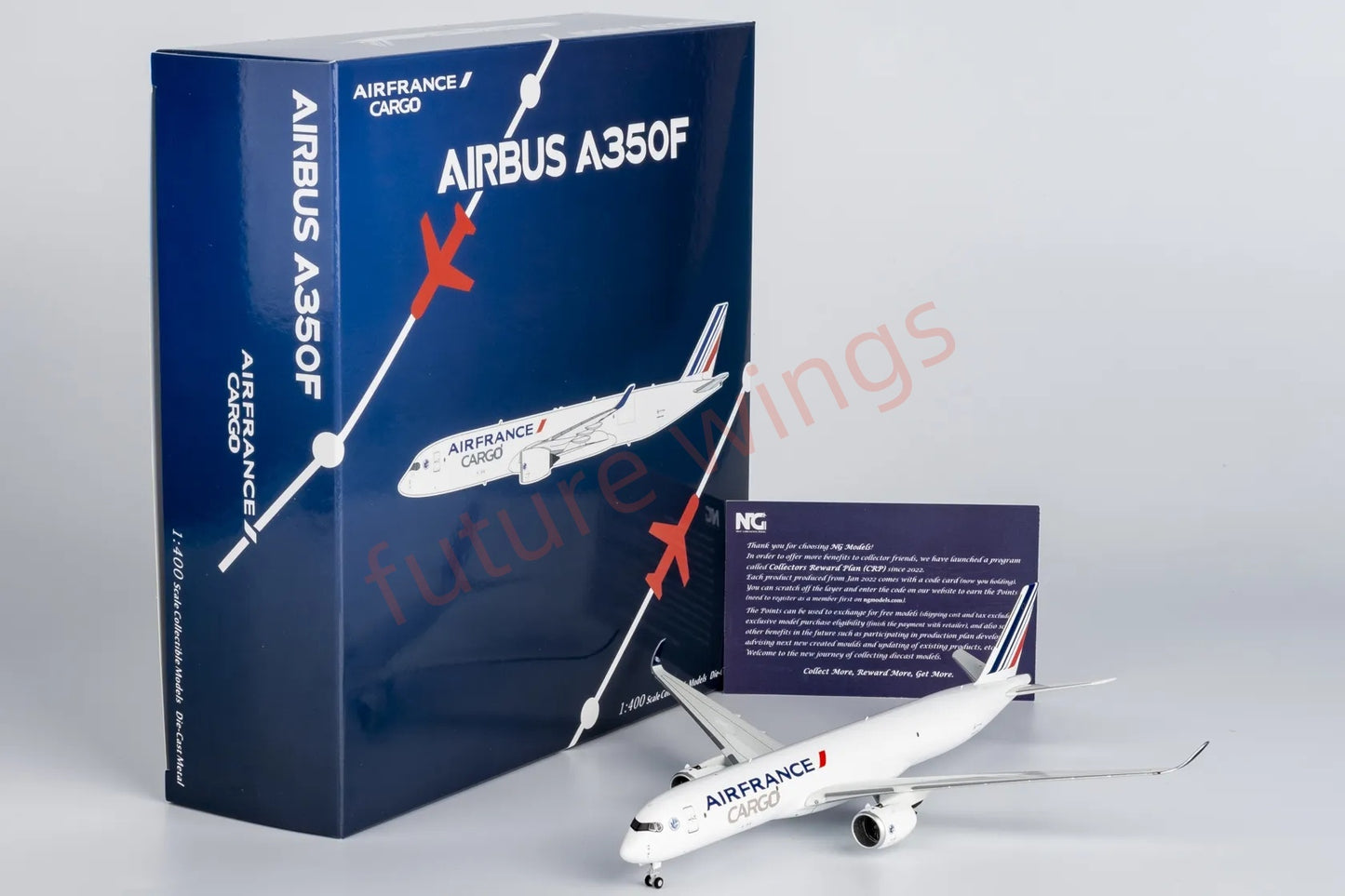 1:400 NG Models NG46007 Air France A350F Aircraft Model+Free Tractor