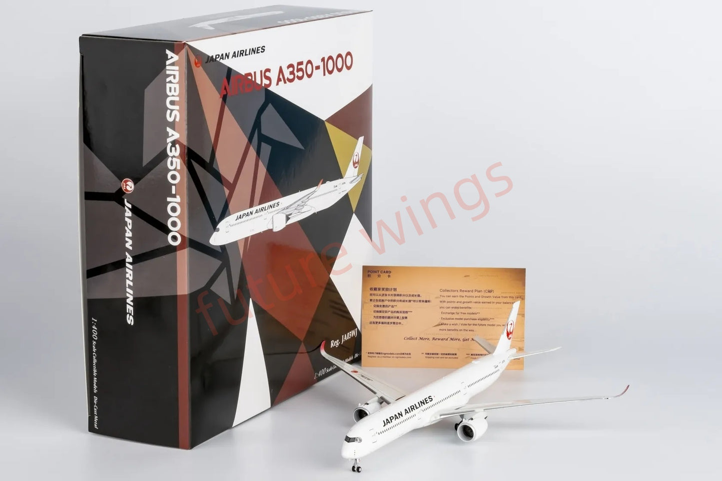 1:400 NG Models NG57015 Japan Airlines A350-1000 JA03WJ Aircraft Model+Free Tractor