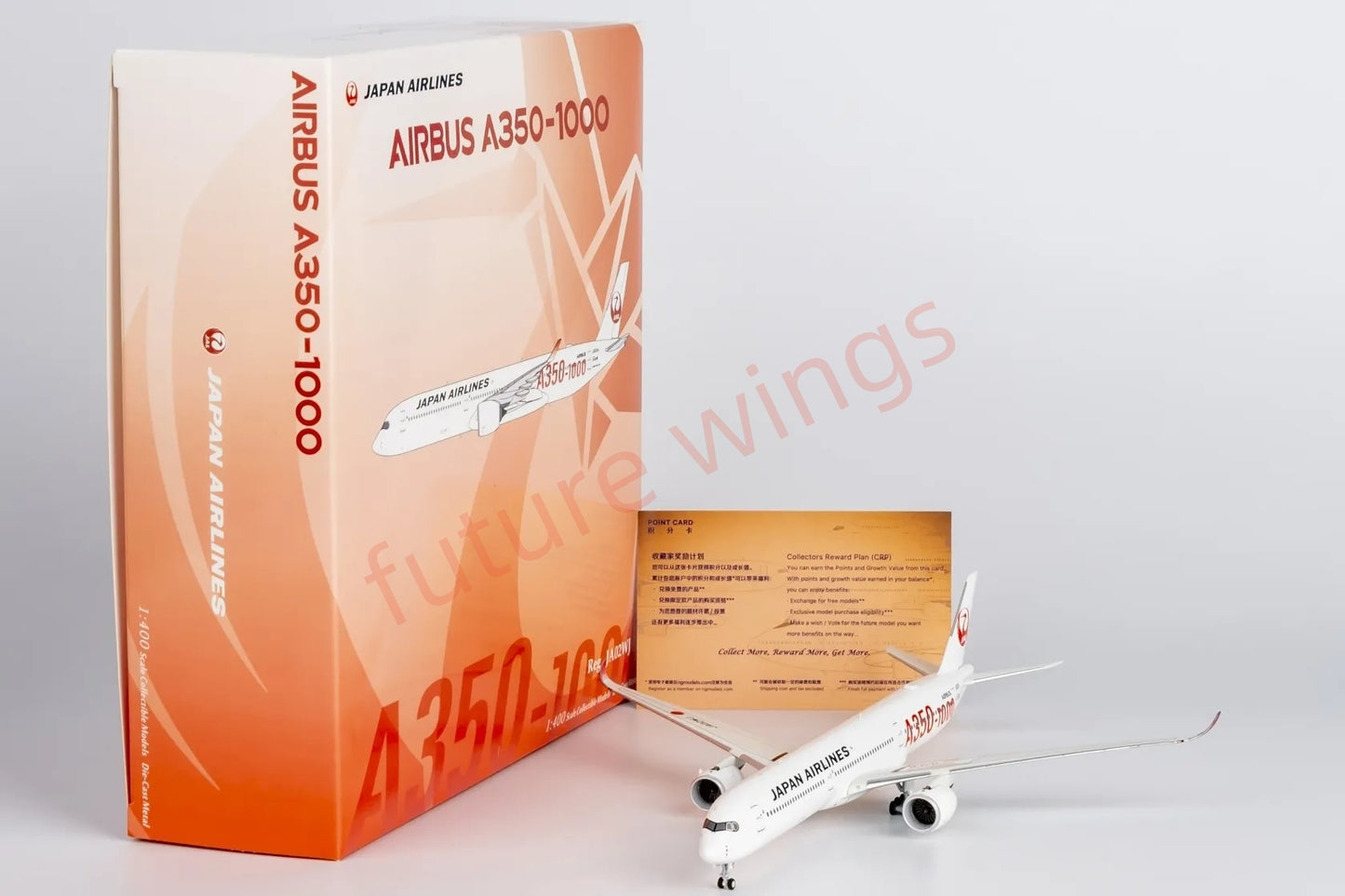 1:400 NG Models NG57013 Japan Airlines A350-1000 JA02WJ Aircraft Model+Free Tractor