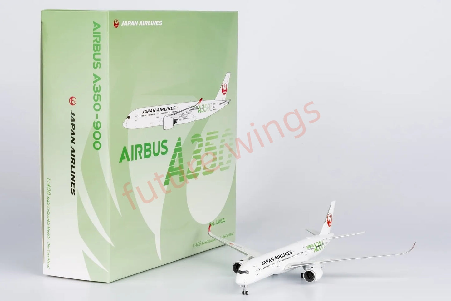 1:400 NG Models NG39097 Japan Airlines A350-900 JA03XJ "Green"Aircraft Model+Free Tractor