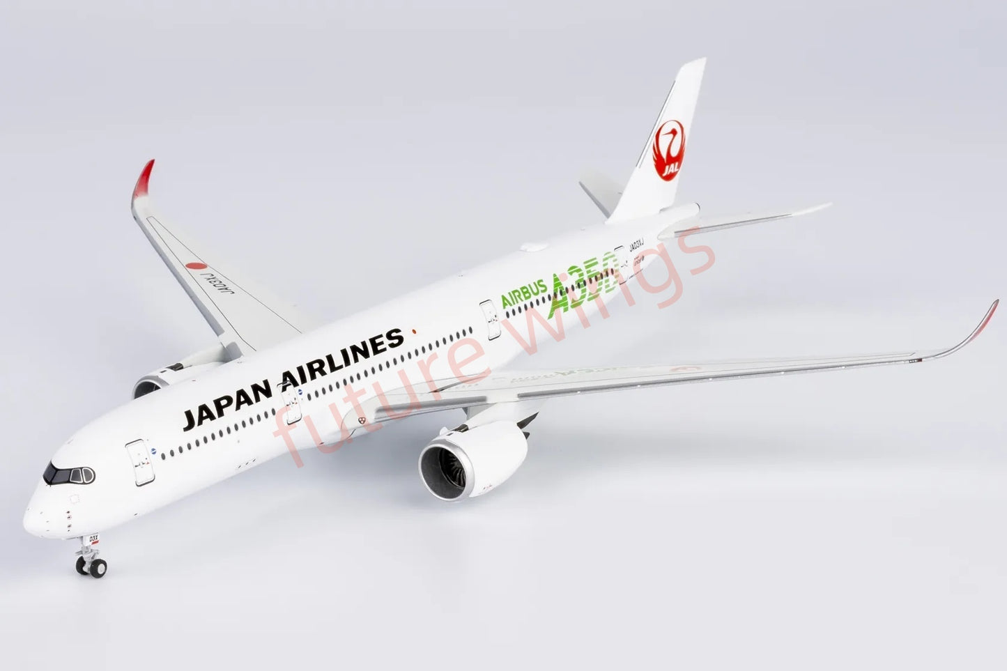 1:400 NG Models NG39097 Japan Airlines A350-900 JA03XJ "Green"Aircraft Model+Free Tractor