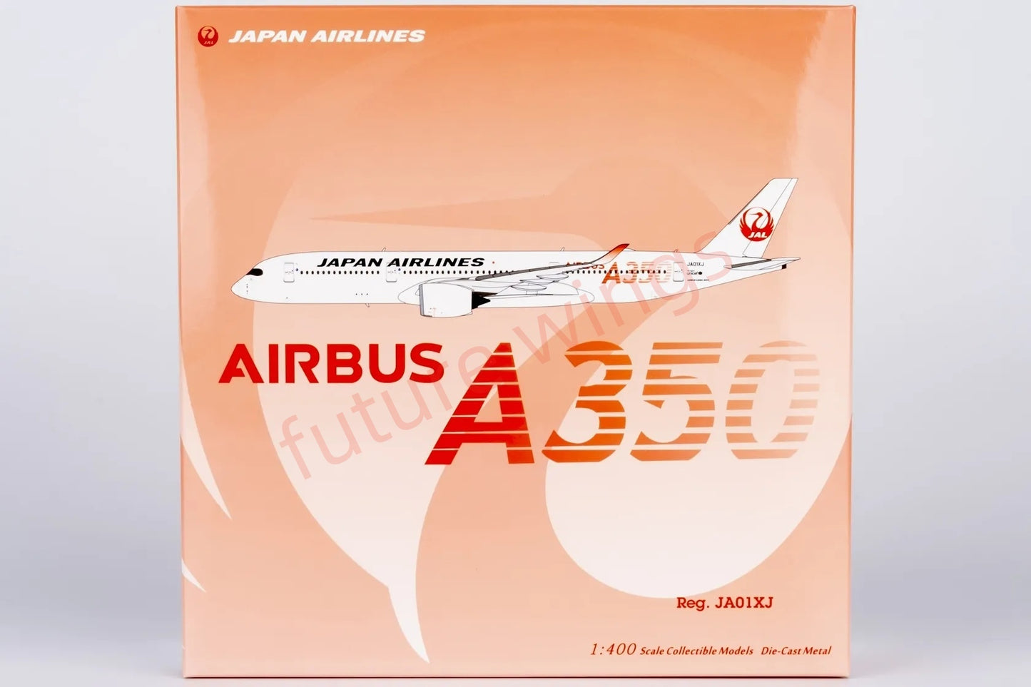 1:400 NG Models NG39095 Japan Airlines A350-900 JA01XJ "Red" Aircraft Model+Free Tractor