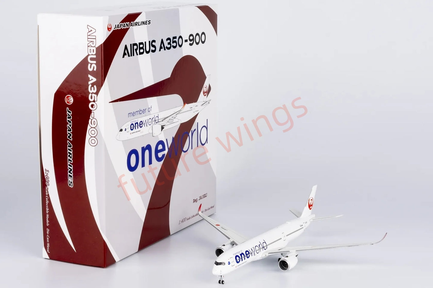1:400 NG Models NG39093 Japan Airlines A350-900 JA15XJ"One World" Aircraft Model+Free Tractor