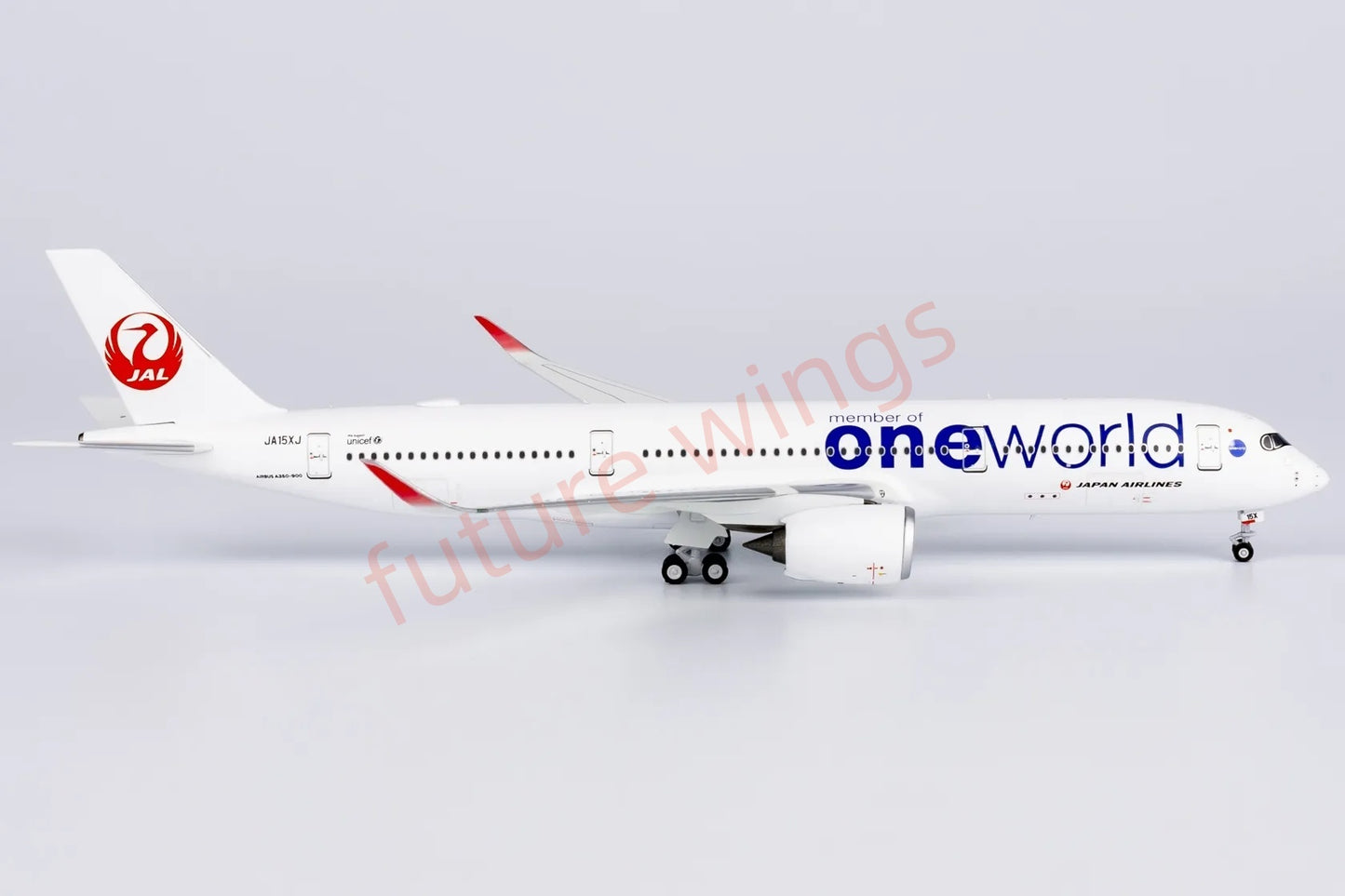 1:400 NG Models NG39093 Japan Airlines A350-900 JA15XJ"One World" Aircraft Model+Free Tractor