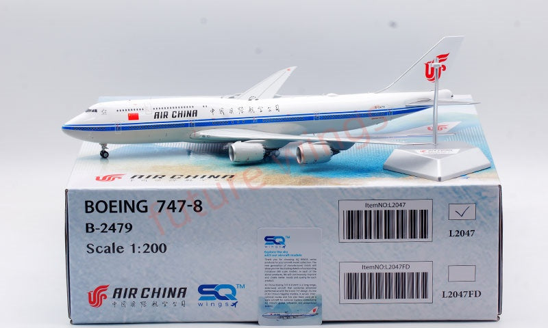 1:200 SQ Wings Air China B747-8I B-2479 Diecast Aircraft Model