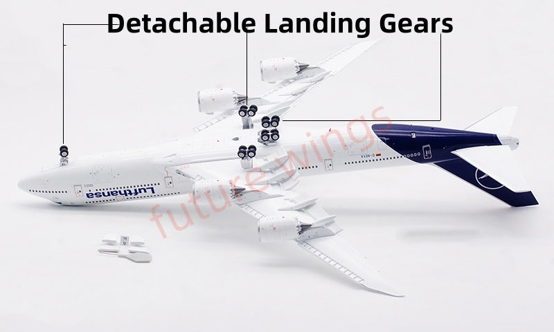1:200 SQ Wings Lufthansa Airlines B747-8 D-ABYA Diecast Aircraft Model