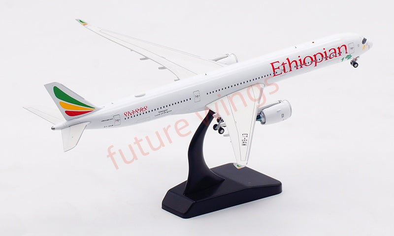 1:400 Aviation400 Ethiopian Airlines A350-1000 ET-BAW Aircraft Model Free Tractor+Stand