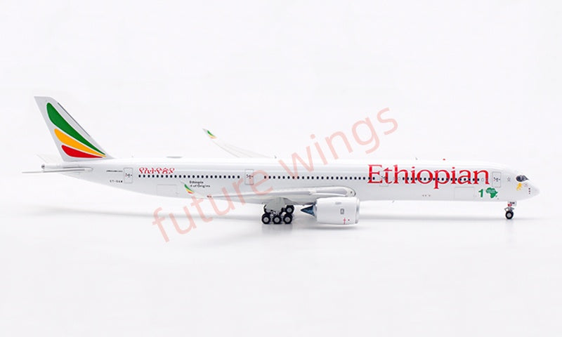 1:400 Aviation400 Ethiopian Airlines A350-1000 ET-BAW Aircraft Model Free Tractor+Stand
